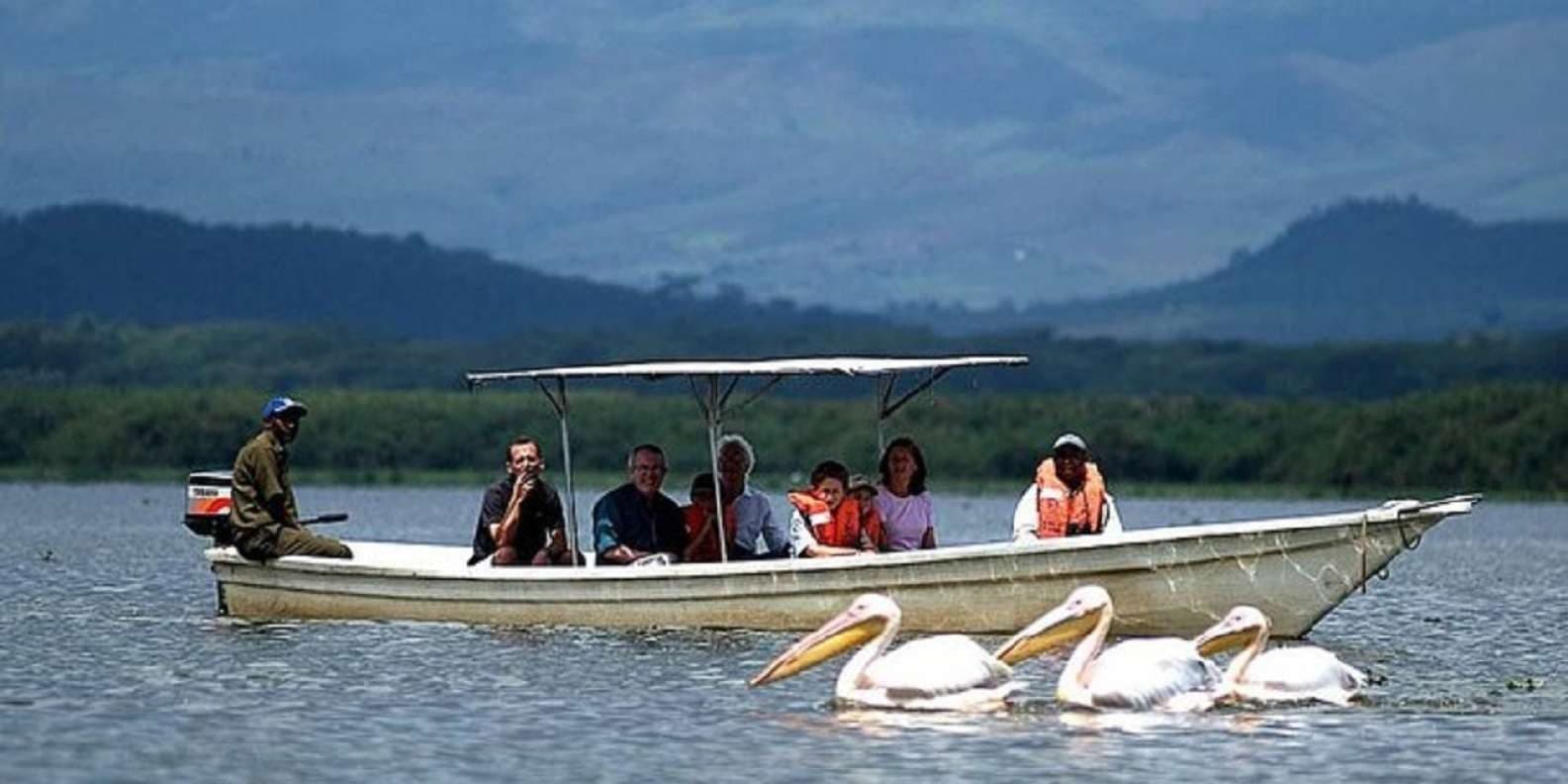 A day on the freshwater lake, among hippo, fish eagles and fever trees.