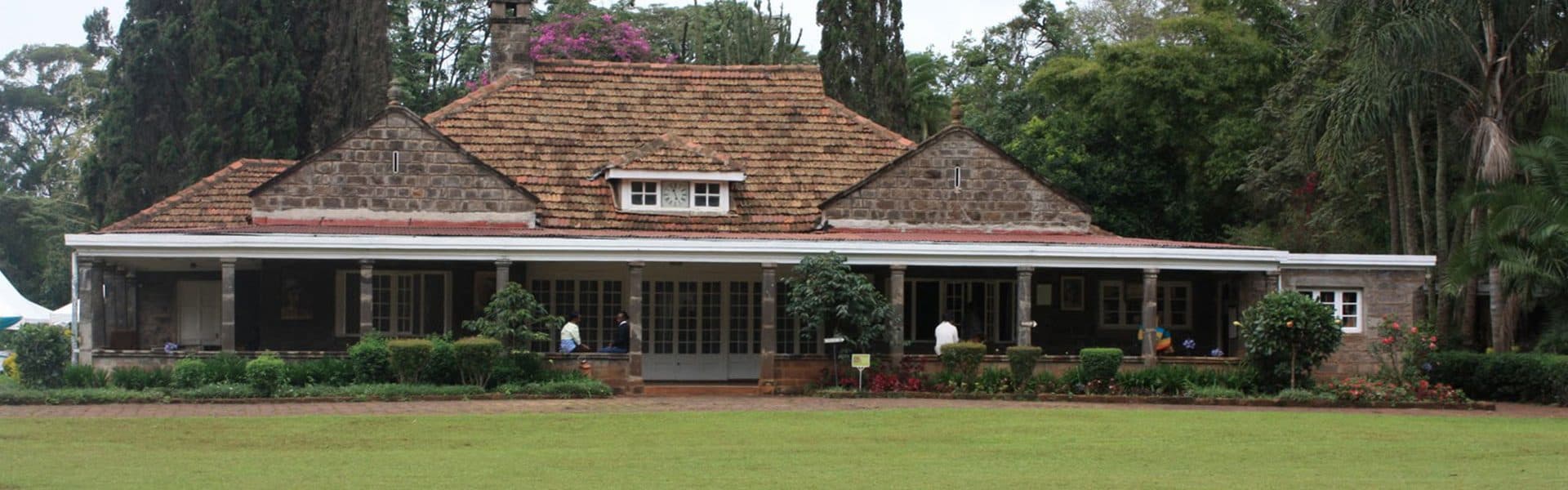 The farmhouse at the foot of the Ngong Hills, kept as it was in the 1920s.