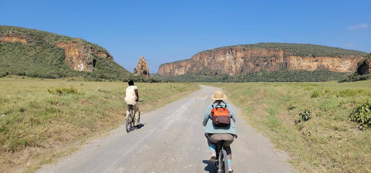 One of the very few Kenyan parks you are allowed to walk and cycle in.
